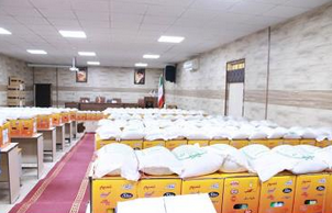 برگزاری آئین توزیع ۶۵۰ بسته معیشتی در بخش جوقین شهریار
