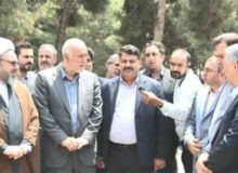 آیین کلنگ‌زنی احداث بزرگترین بوستان خانوادگی غرب استان تهران