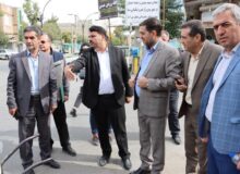 بازدید شهردار باغستان به همراه اعضای شورای شهر از محله نصیراباد خیابان بهشتی