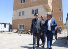 بازدید فرماندار شهرستان شهریار از روند ساخت مرکز آموزش بهورزی و پایگاه سلامت