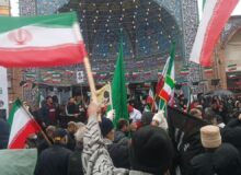 رکوردشکنی مردم شهرستان پردیس در راهپیمایی روز جهانی قدس + فیلم